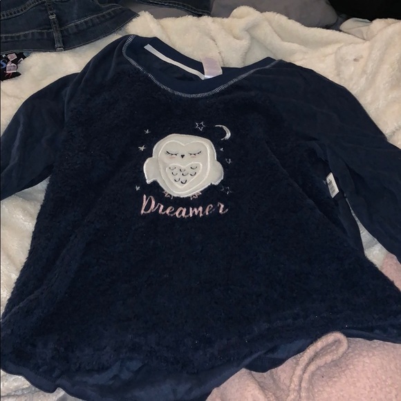 fuzzy pj top